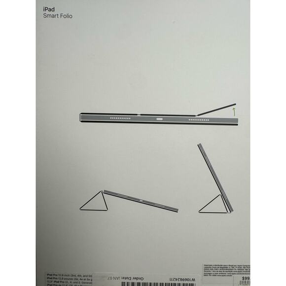 NEW Apple iPad Pro 12.9" Smart Folio Purple Protective Case - Picture 5 of 6